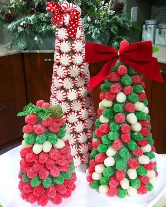 adornos navidenos hechos con dulces 9