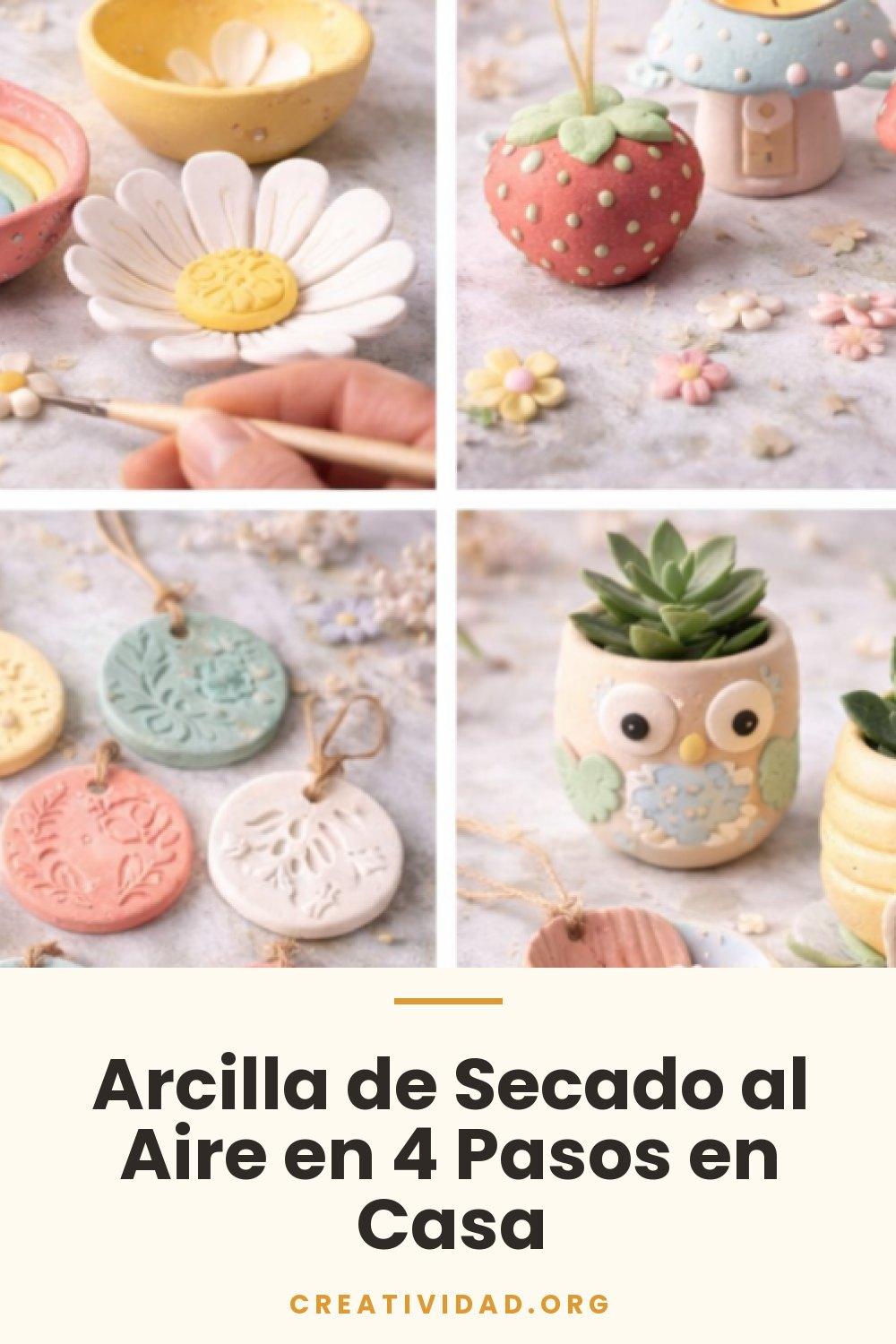 Arcilla de Secado al Aire en 4 Pasos en Casa