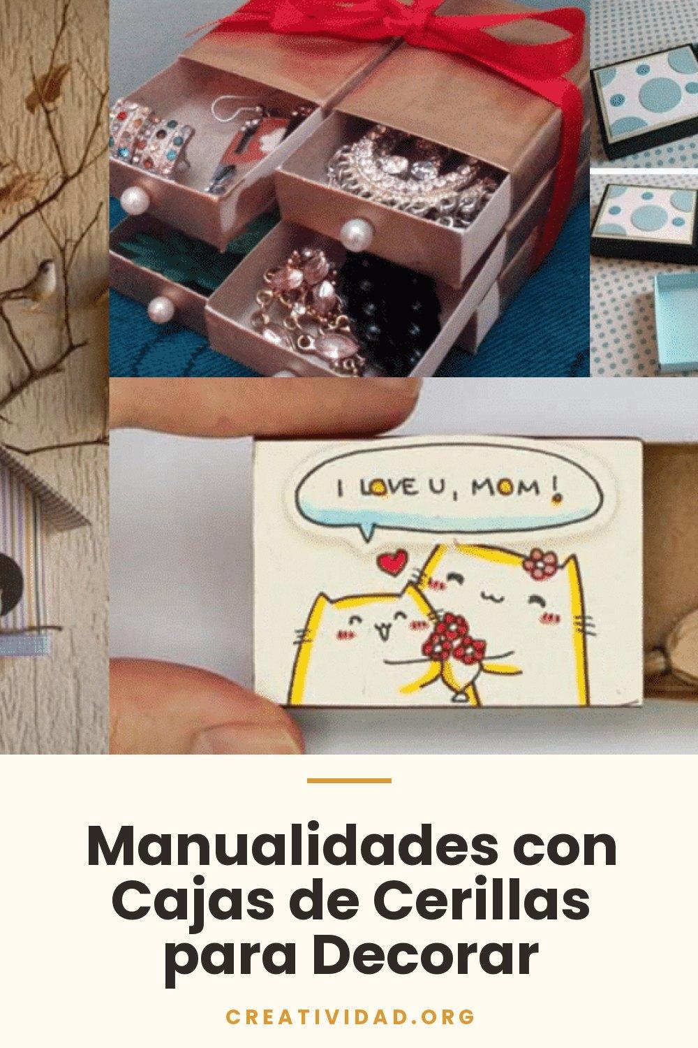 Manualidades con Cajas de Cerillas para Decorar