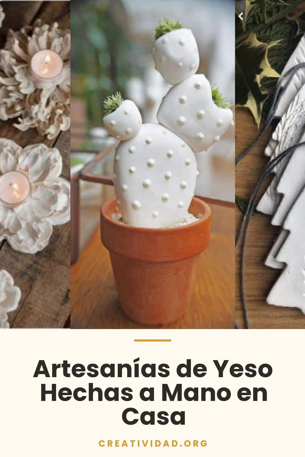 Artesanías de Yeso Hechas a Mano en Casa
