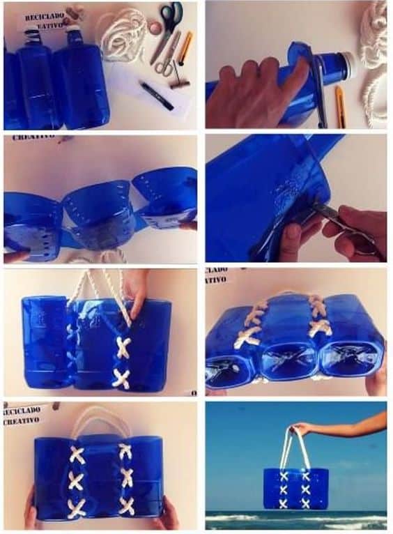 bolsos hechos con botellas de plastico 3