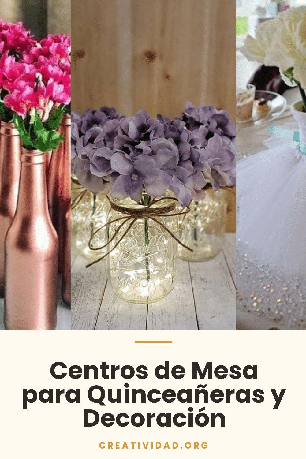 Centros de Mesa para Quinceañeras y Decoración