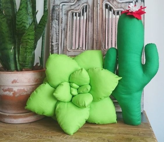 como hacer un cojin en forma de cactus 4