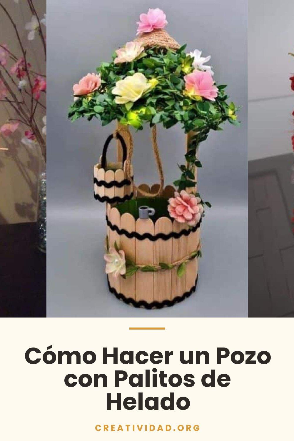 Cómo Hacer un Pozo con Palitos de Helado