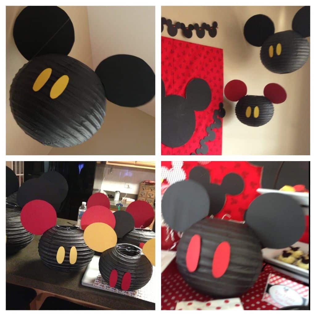 como hacer una decoracion de mickey mouse