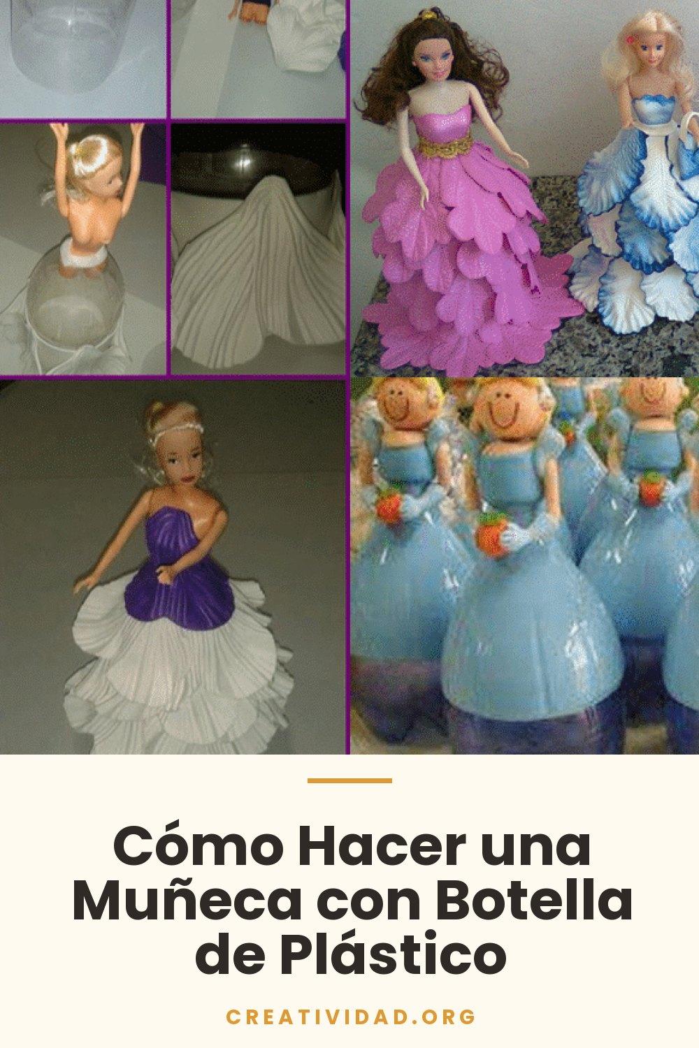 Cómo Hacer una Muñeca con Botella de Plástico