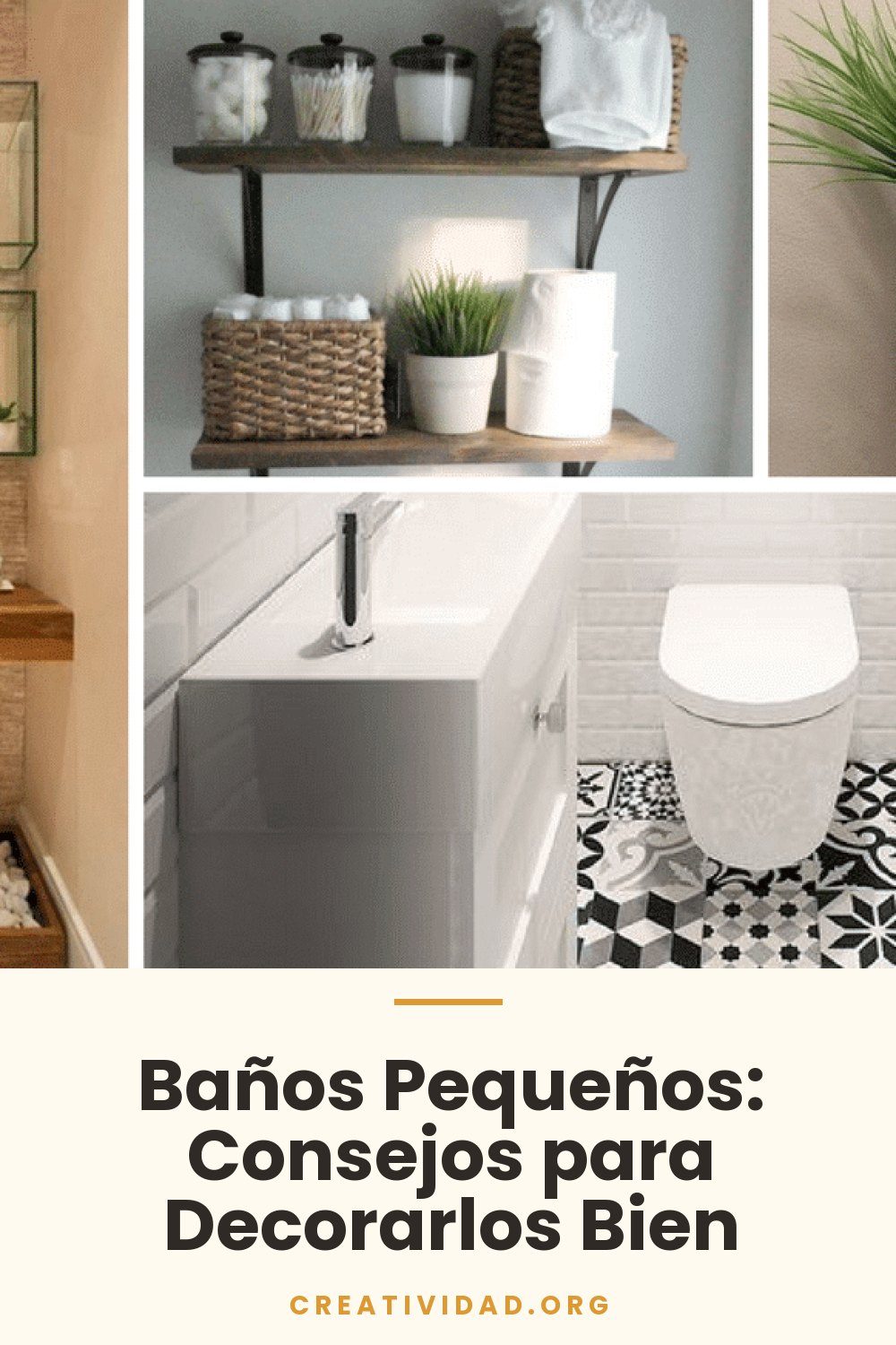 Baños Pequeños: Consejos para Decorarlos Bien