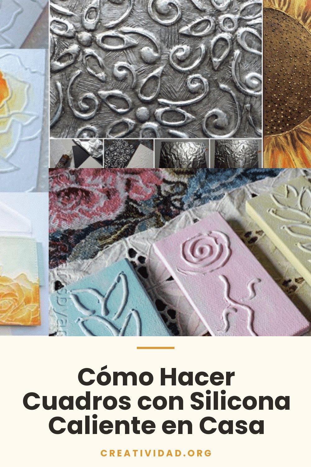 Cómo Hacer Cuadros con Silicona Caliente en Casa