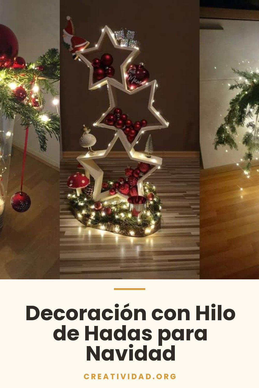 Decoración con Hilo de Hadas para Navidad