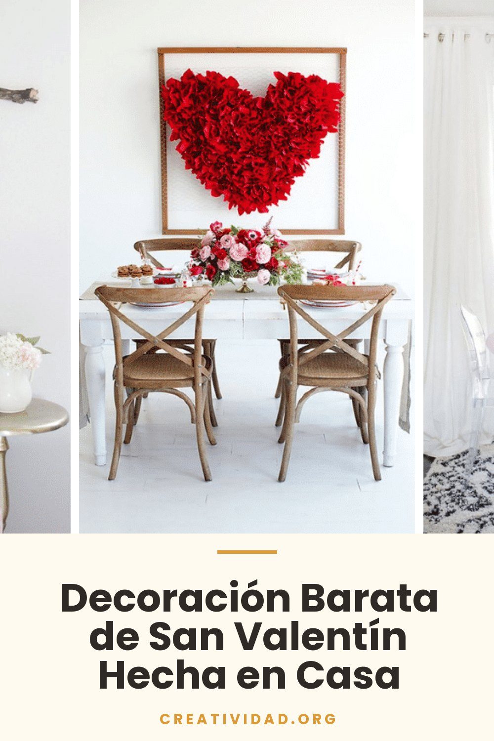 Decoración Barata de San Valentín Hecha en Casa
