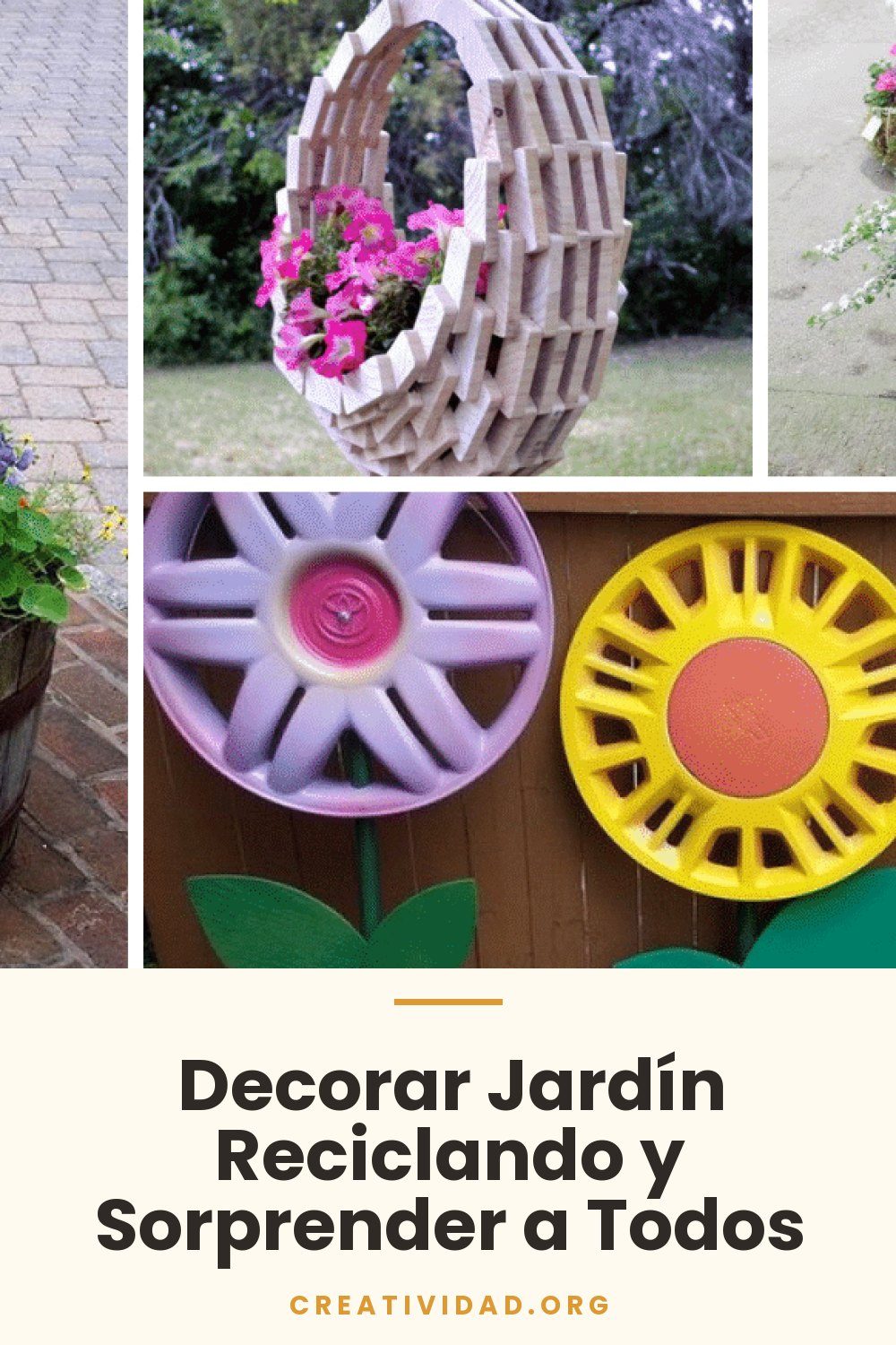 Decorar Jardín Reciclando y Sorprender a Todos