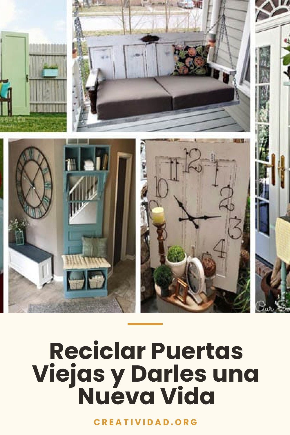 Reciclar Puertas Viejas y Darles una Nueva Vida