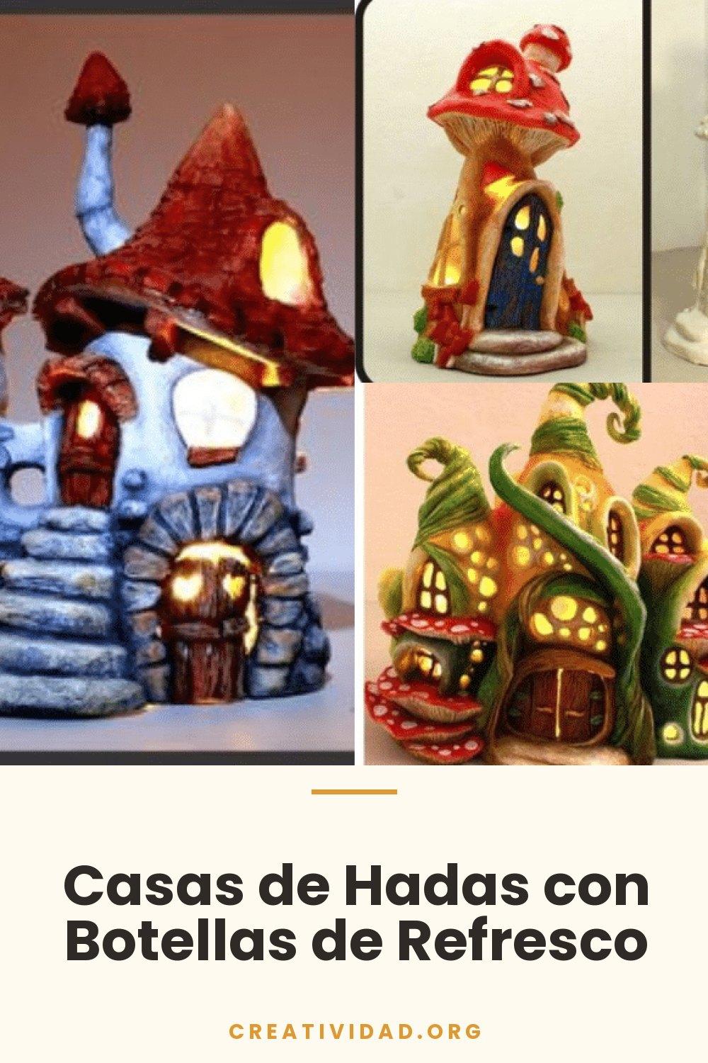 Casas de Hadas con Botellas de Refresco