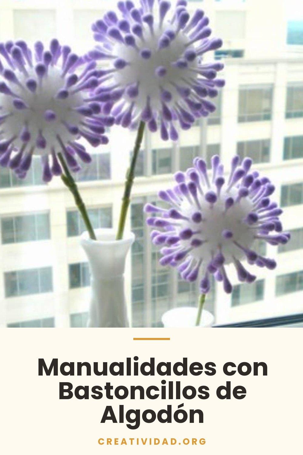 Manualidades con Bastoncillos de Algodón