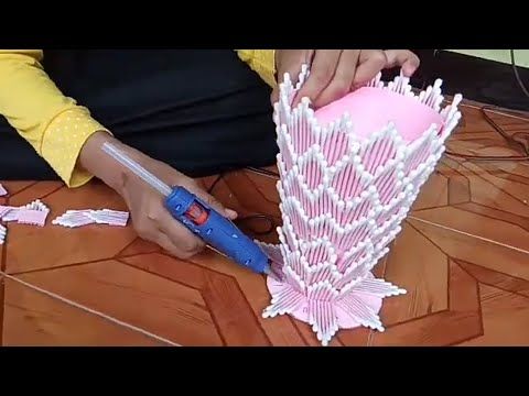 ideas creativas hechas con bastoncillos de algodon 3