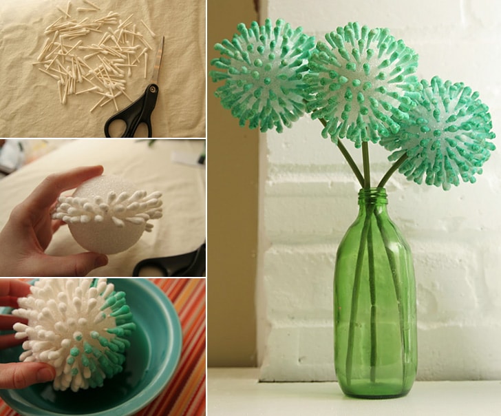 ideas creativas hechas con bastoncillos de algodon 6