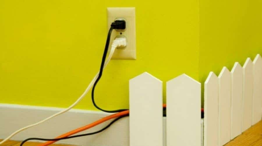 ideas creativas para ocultar los cables de la pared