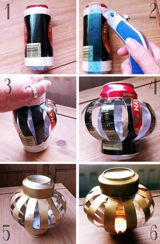 ideas creativas para reciclar latas de refresco 9