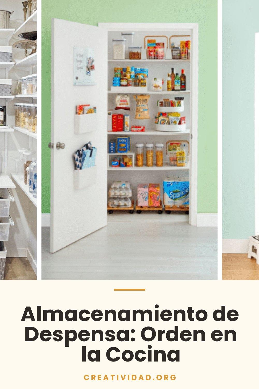 Almacenamiento de Despensa: Orden en la Cocina