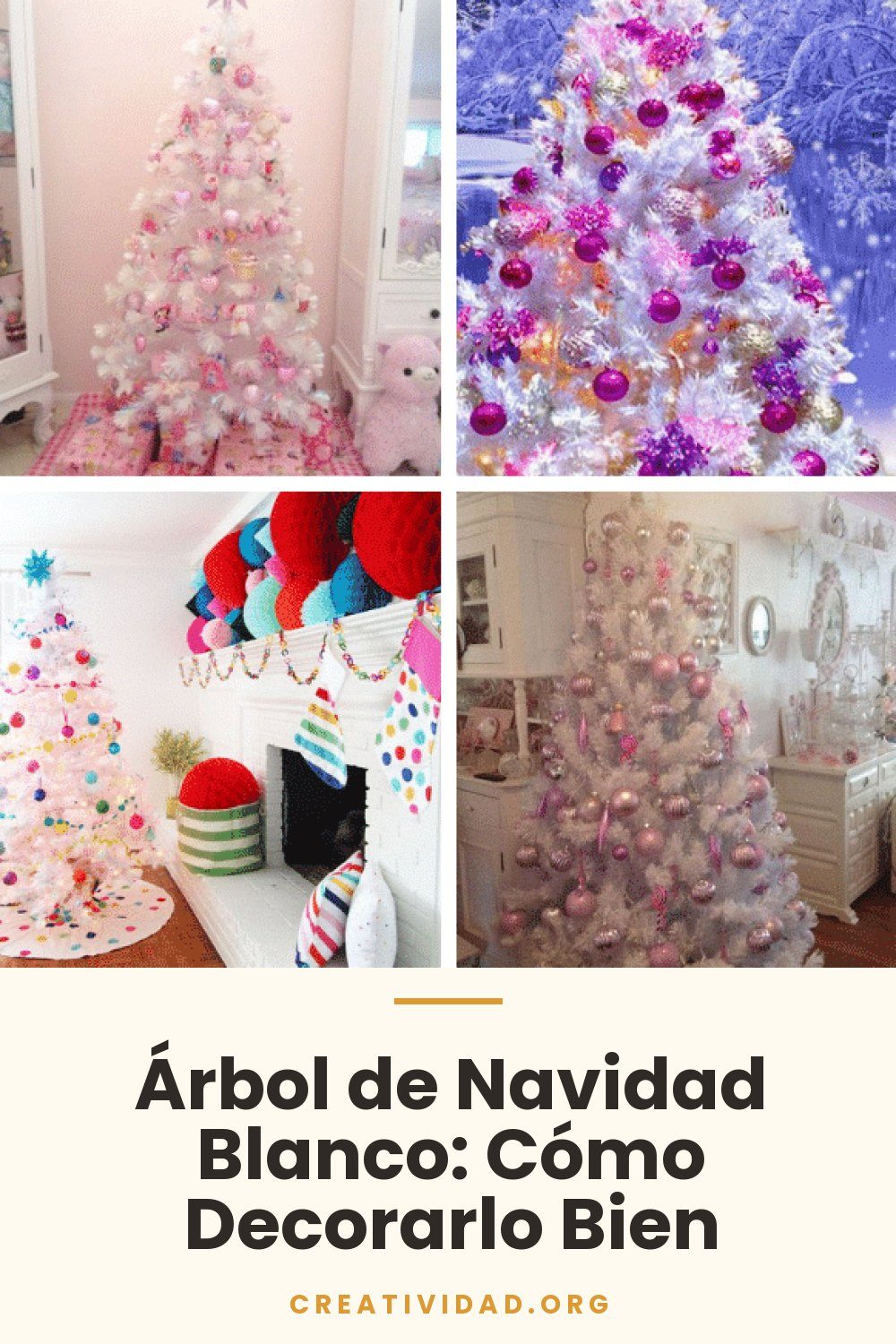Árbol de Navidad Blanco: Cómo Decorarlo Bien