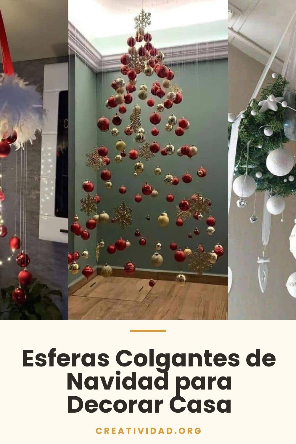 Esferas Colgantes de Navidad para Decorar Casa