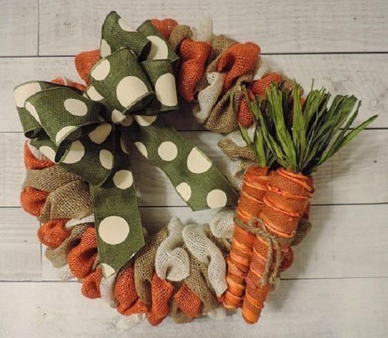 ideas de decoracion de pascua con zanahorias 1