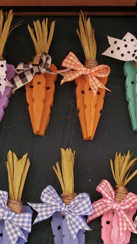 ideas de decoracion de pascua con zanahorias 12