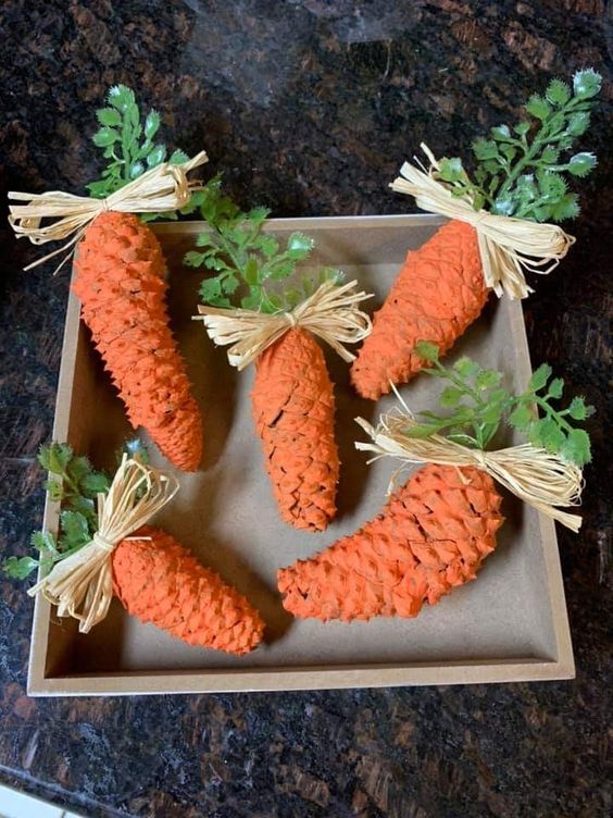 ideas de decoracion de pascua con zanahorias 4