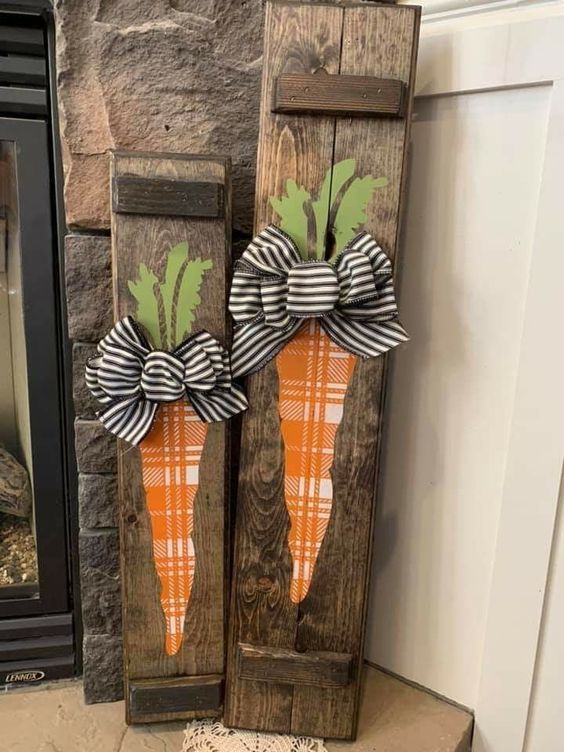 ideas de decoracion de pascua con zanahorias