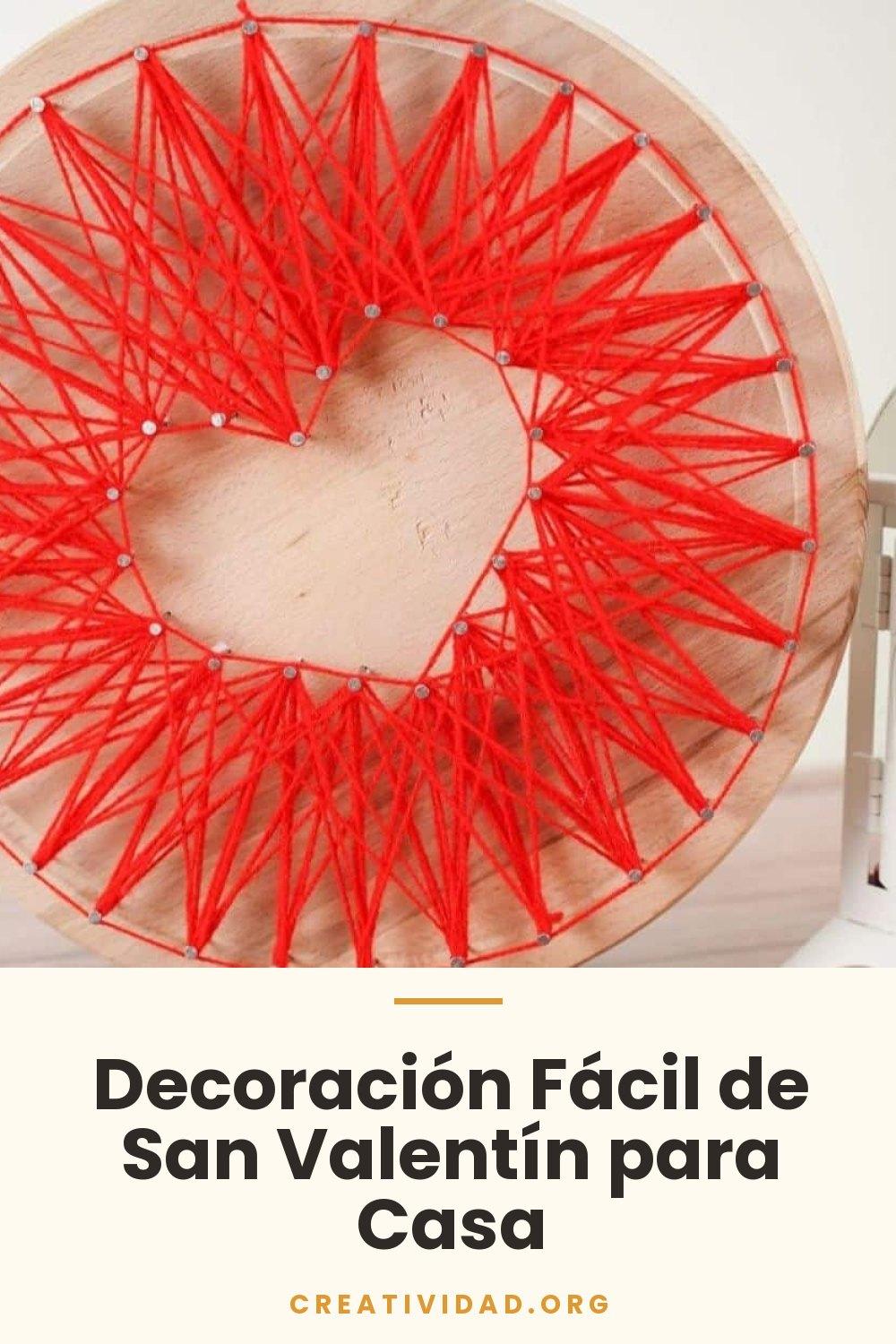 Decoración Fácil de San Valentín para Casa