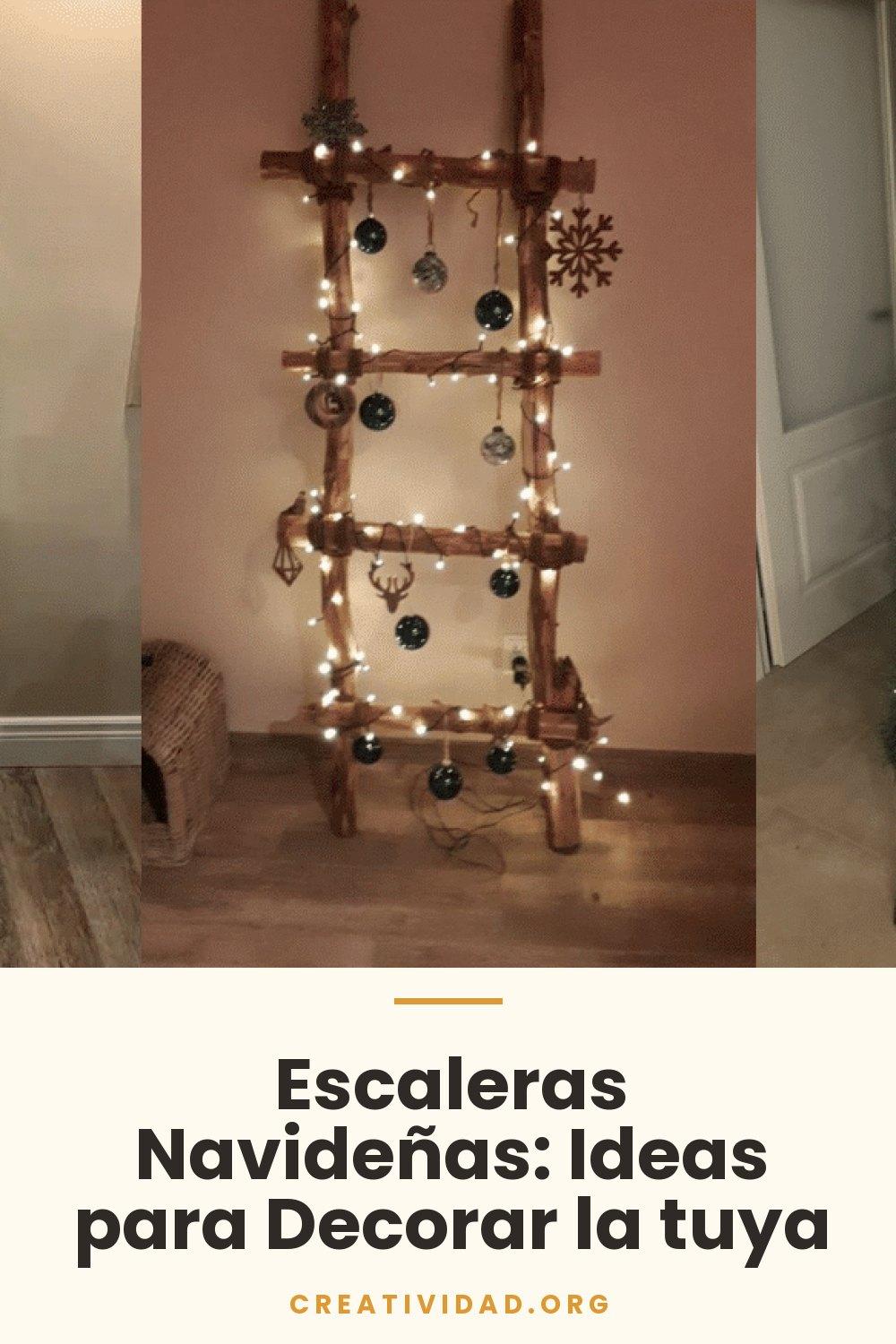 Escaleras Navideñas: Ideas para Decorar la tuya