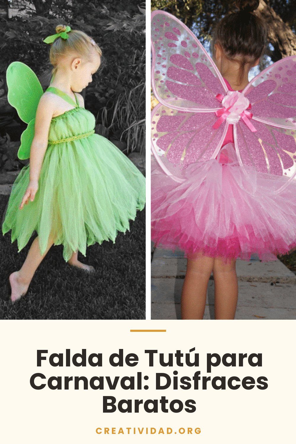 Falda de Tutú para Carnaval: Disfraces Baratos
