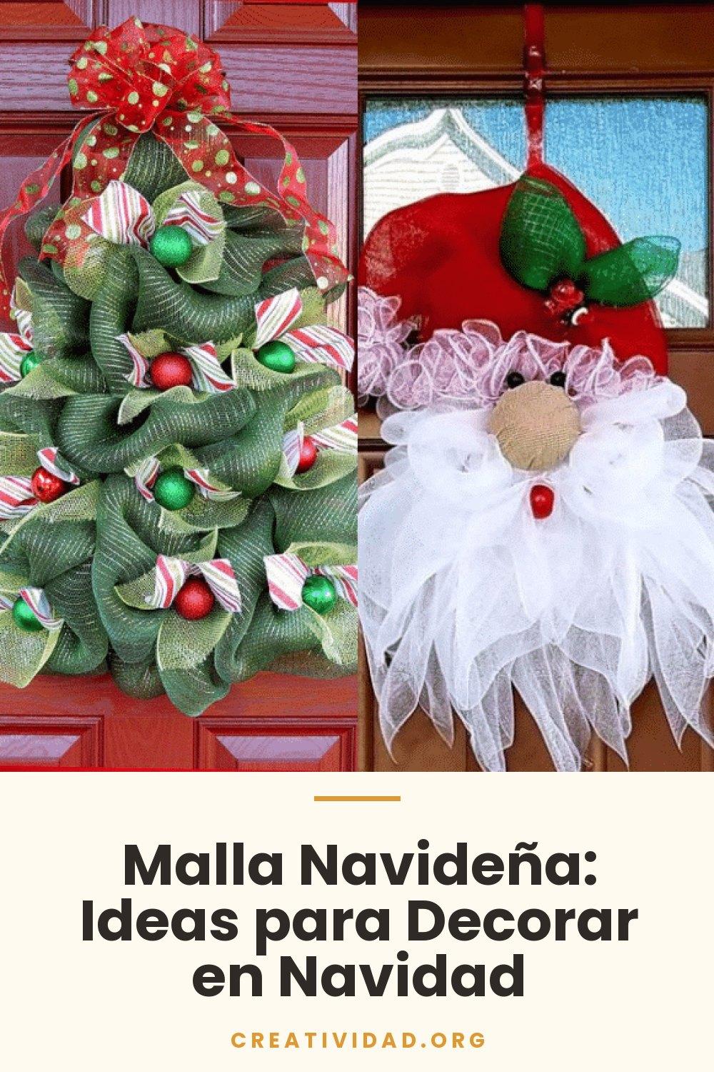 Malla Navideña: Ideas para Decorar en Navidad