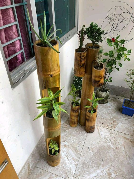 ideas de manualidades en bambu 14