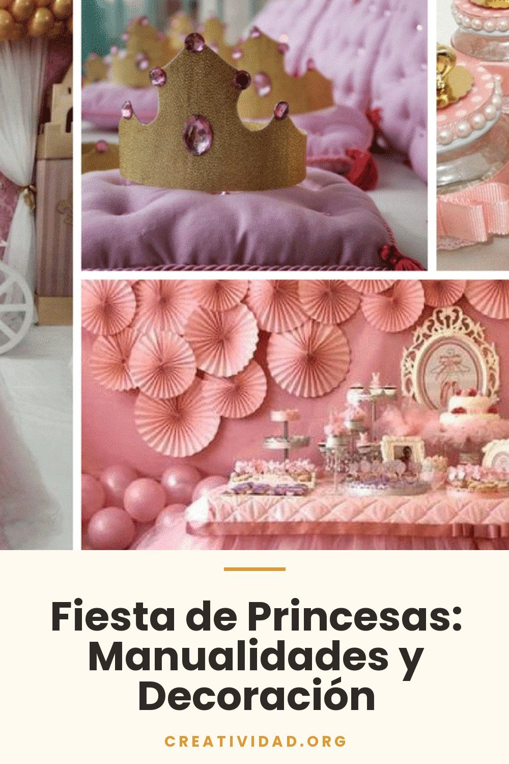 Fiesta de Princesas: Manualidades y Decoración