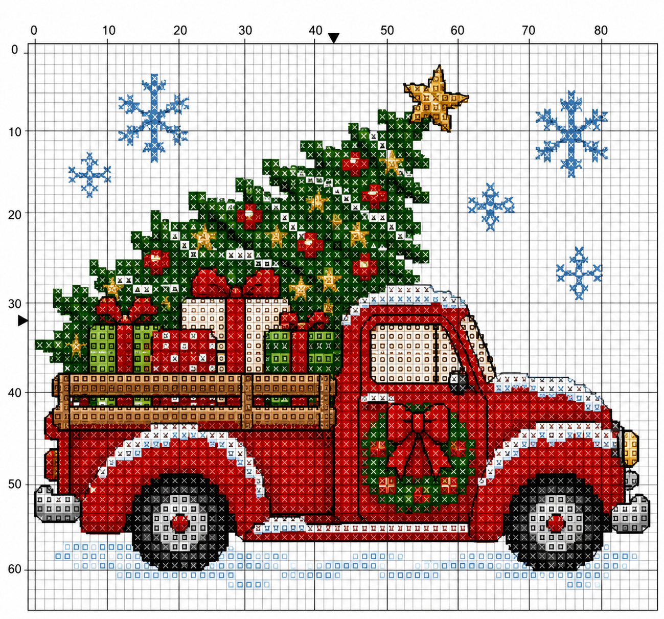 Ideas de punto de cruz navideño para decorar, regalar y disfrutar creando Ideas de punto de cruz navideño para decorar, regalar y disfrutar creando ideas de punto de cruz navideno 15