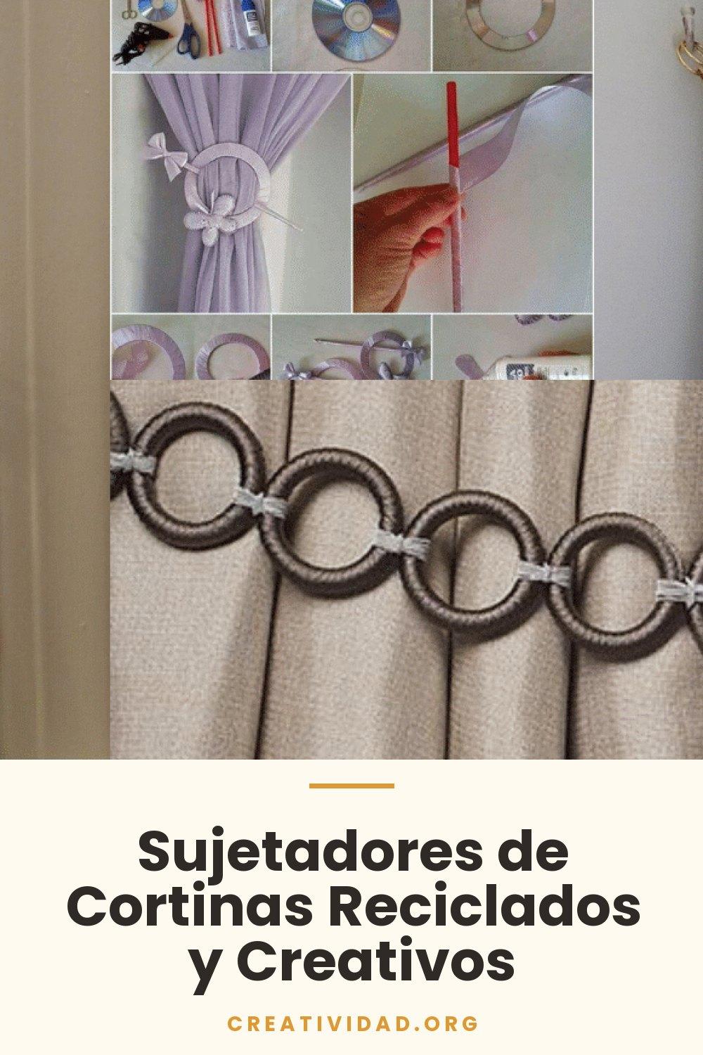 Sujetadores de Cortinas Reciclados y Creativos