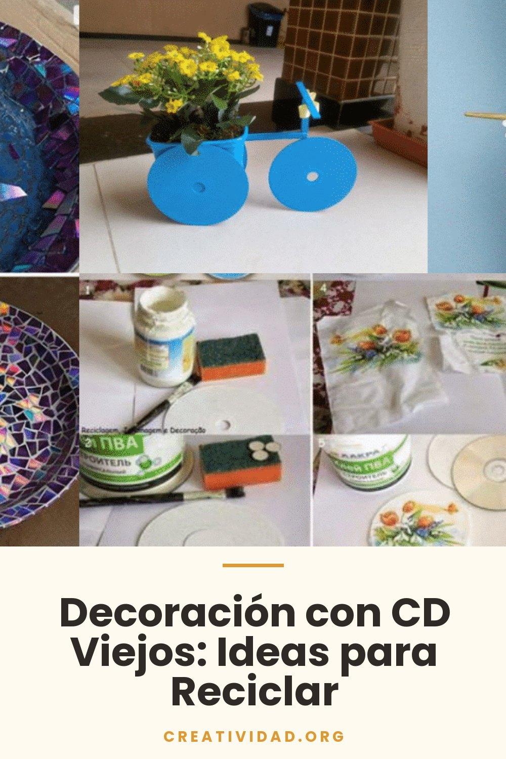 Decoración con CD Viejos: Ideas para Reciclar
