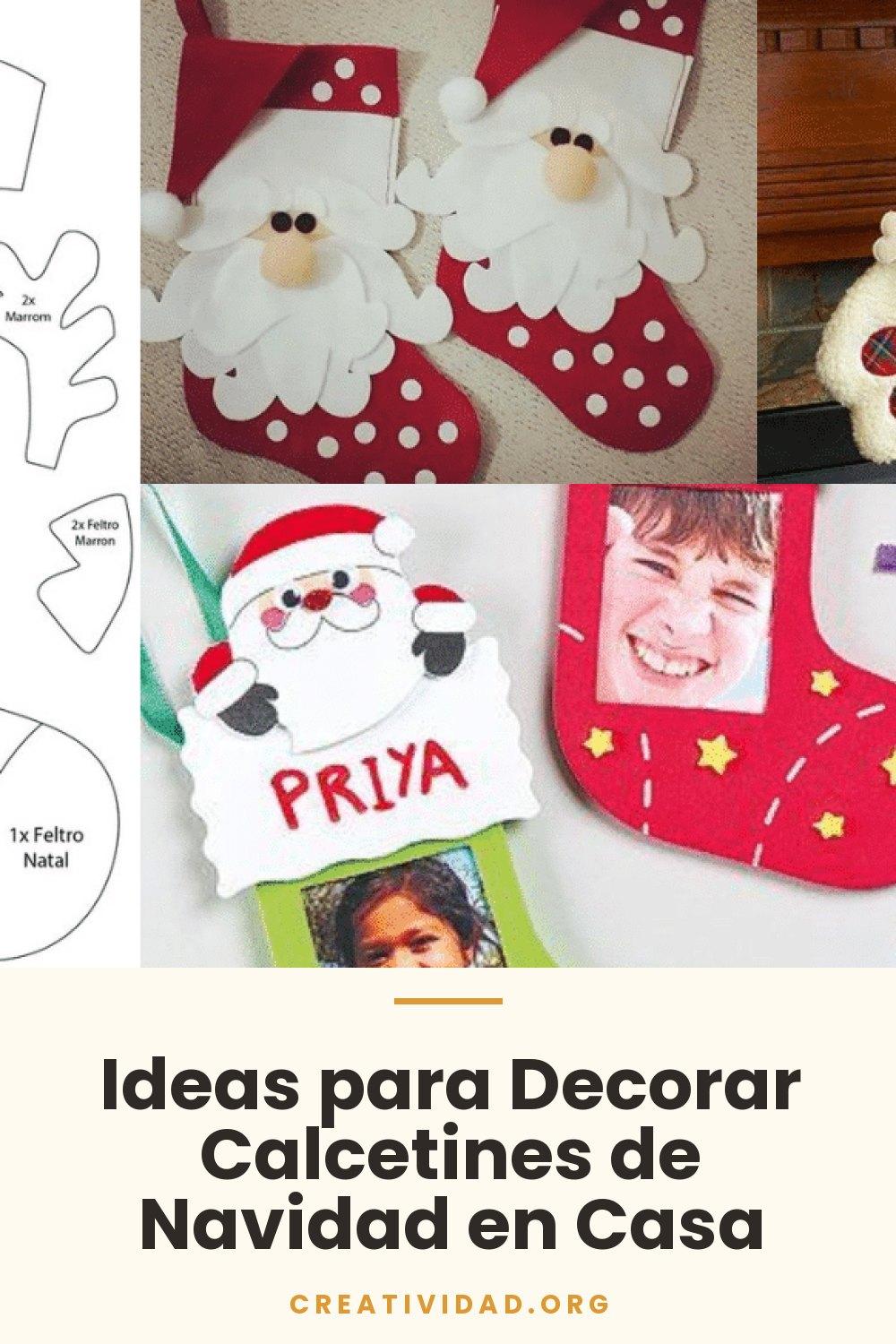 Ideas para Decorar Calcetines de Navidad en Casa