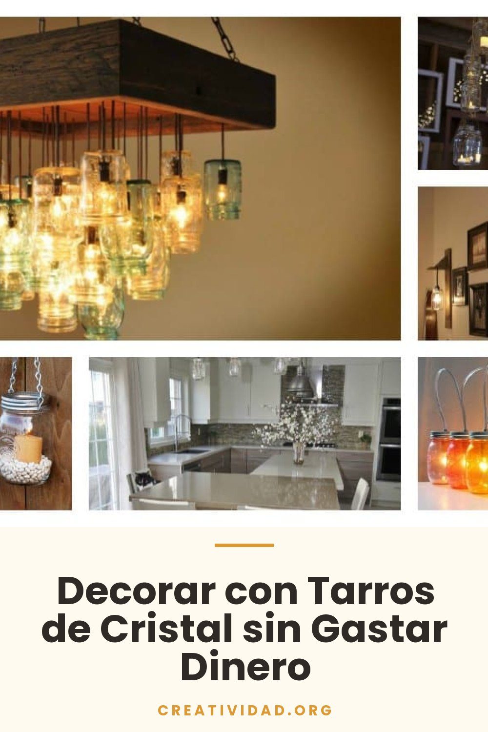Decorar con Tarros de Cristal sin Gastar Dinero