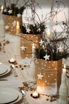 ideas decorar mesa cena navidad 9