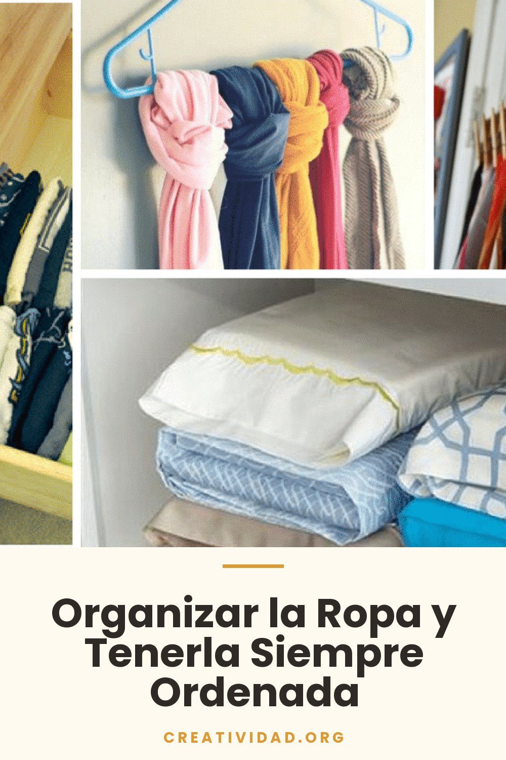 Organizar la Ropa y Tenerla Siempre Ordenada