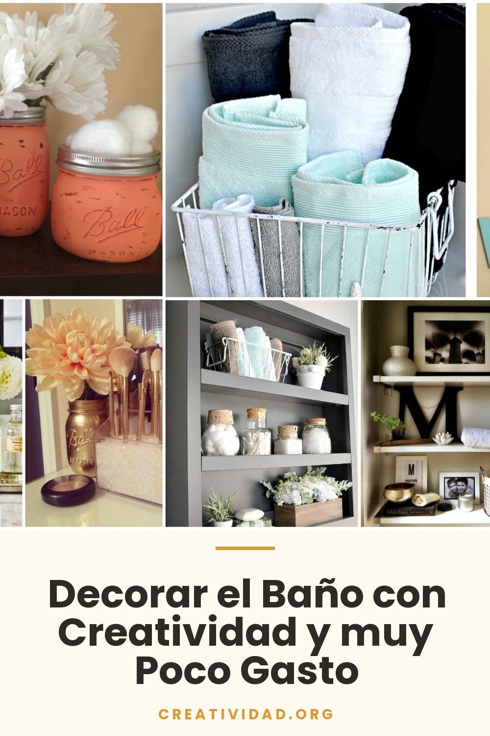 Decorar el Baño con Creatividad y muy Poco Gasto