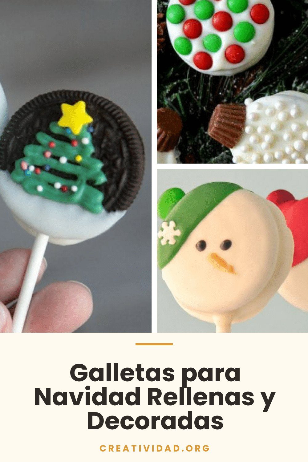 Galletas para Navidad Rellenas y Decoradas