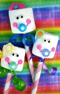 ideas para decorar marshmallows