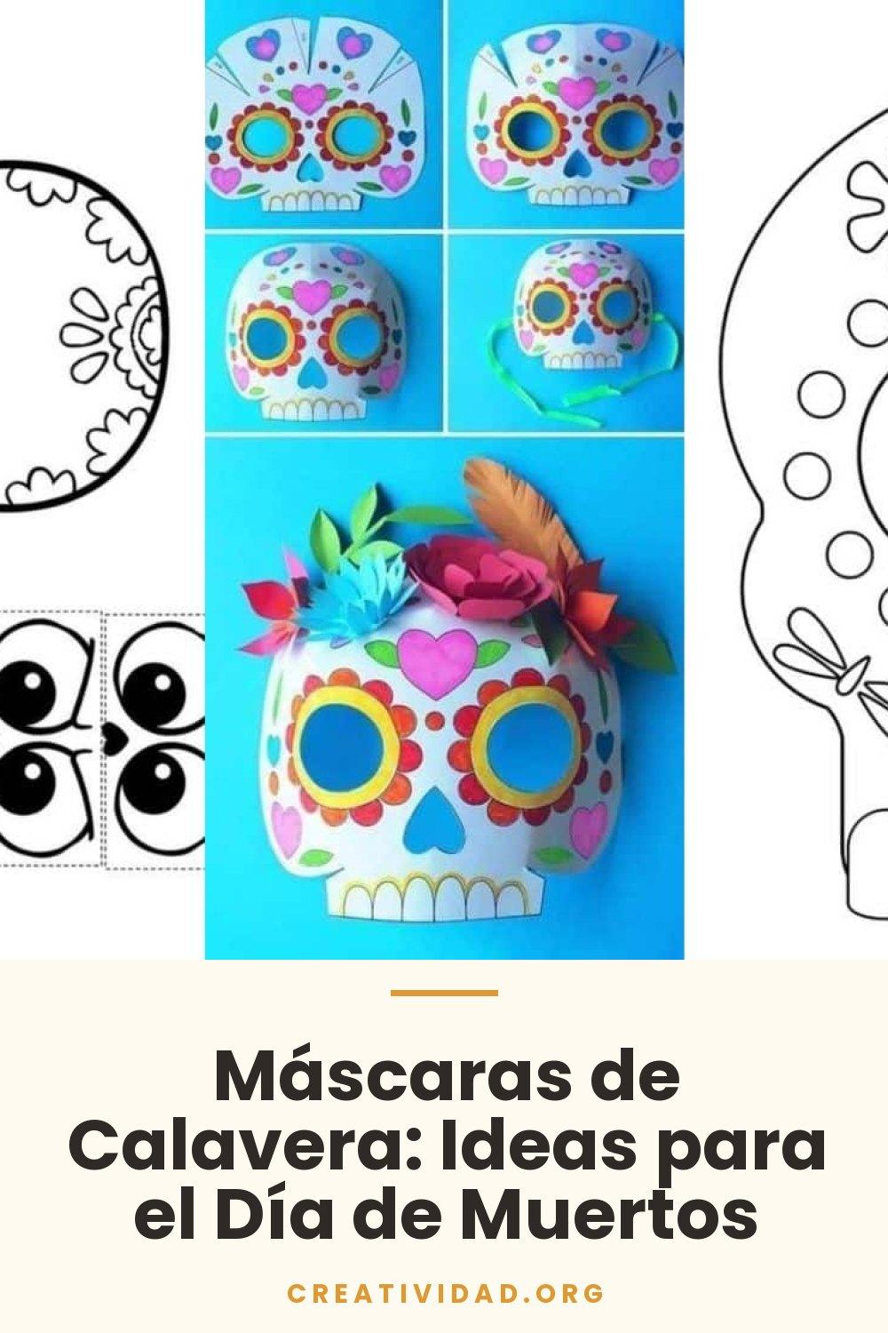 Máscaras de Calavera: Ideas para el Día de Muertos