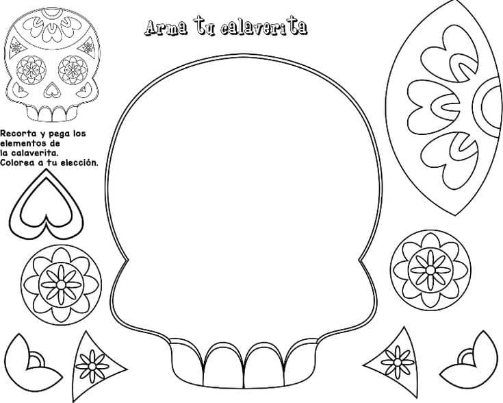 ideas para hacer mascaras de calavera 2