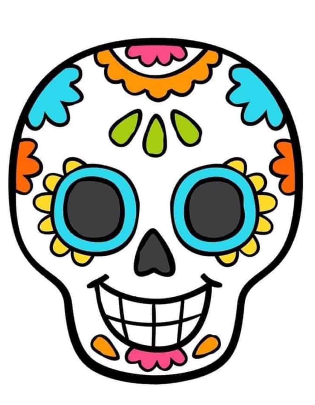 ideas para hacer mascaras de calavera 5