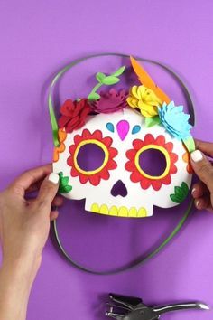 ideas para hacer mascaras de calavera 9