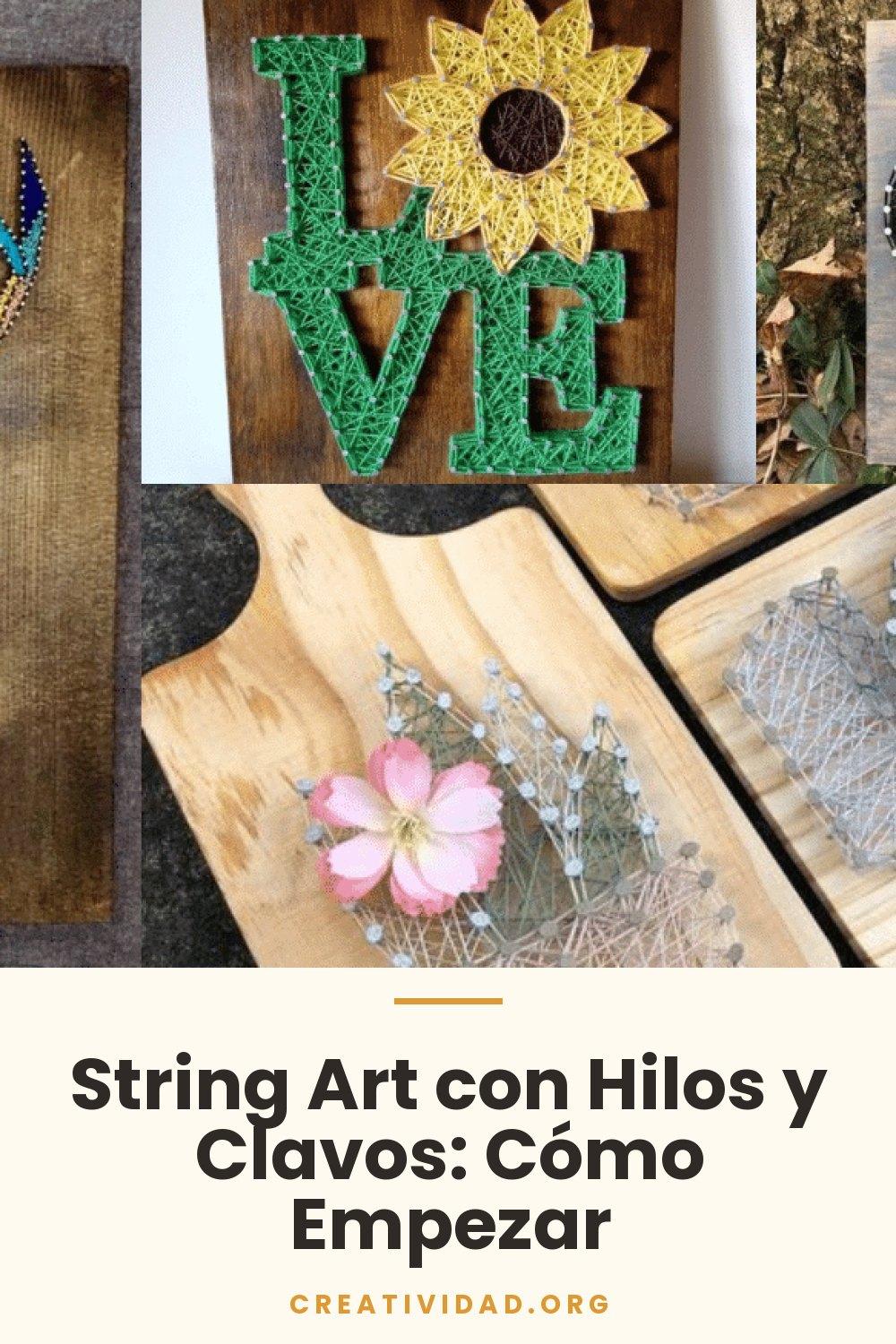 String Art con Hilos y Clavos: Cómo Empezar